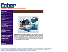 Tablet Screenshot of cober.com